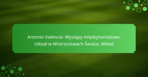 Antonio Valencia: Występy międzynarodowe, Udział w Mistrzostwach Świata, Wkład