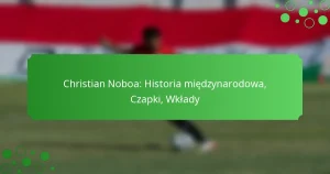 Christian Noboa: Historia międzynarodowa, Czapki, Wkłady